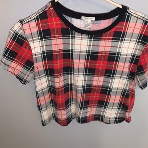 plaid tee